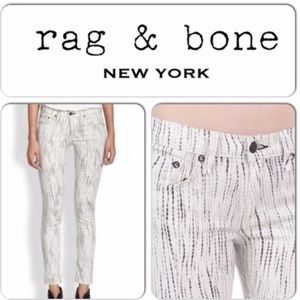 rag & bone riptide jeans, size 26